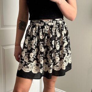 Floral Skater Skirt